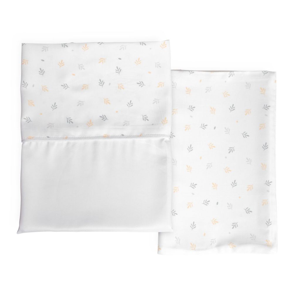 Chicco Baby Hug Bamboo Fitted Sheet Set - 2pcs - Foliage