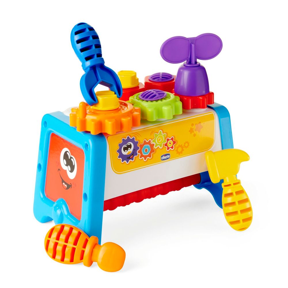 Chicco - Smart2Play 2-in-1 Gear & Workbench Sorter - 15pcs