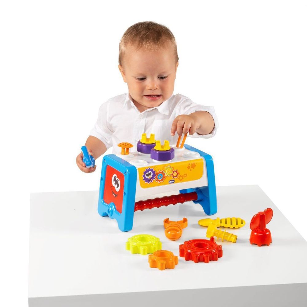 Chicco - Smart2Play 2-in-1 Gear & Workbench Sorter - 15pcs