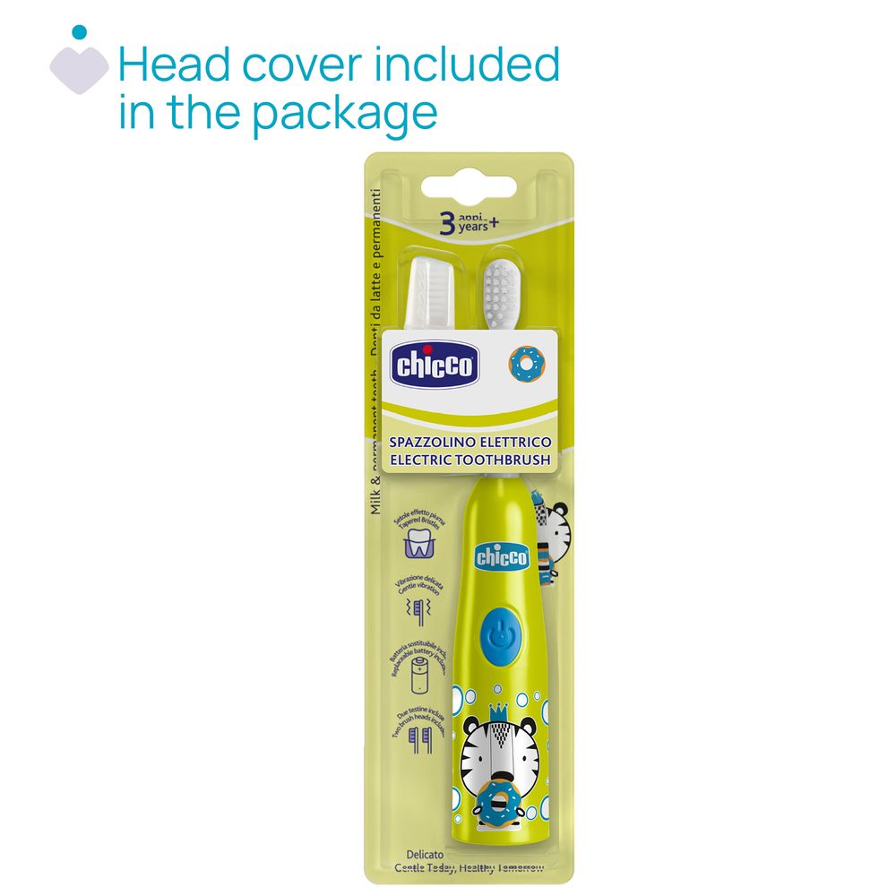 Chicco - Tiger Electric Toothbrush - Yellow