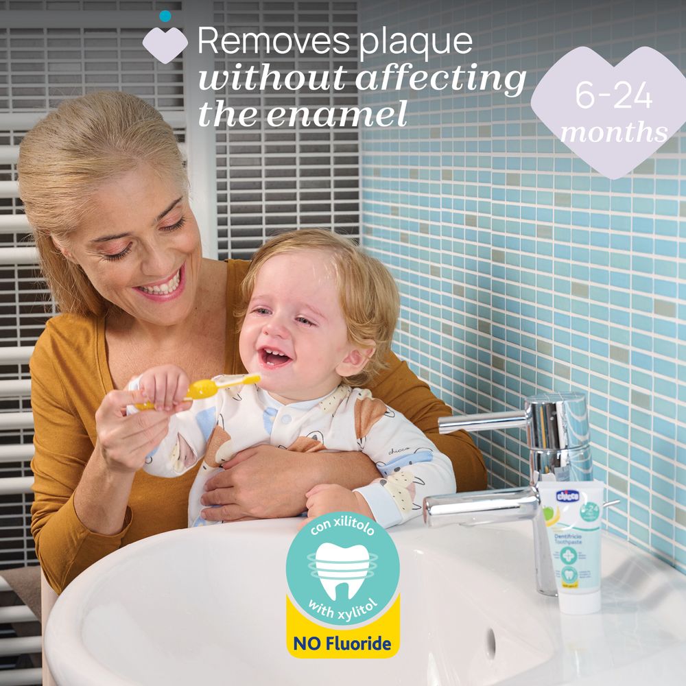 Chicco - Apple Banana Toothpaste Fluoride Free - 50ml