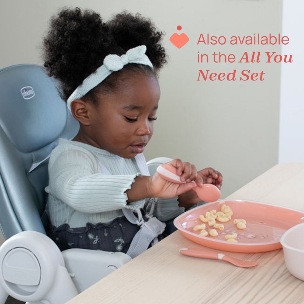 Chicco First Cutlery Grey - 12m+