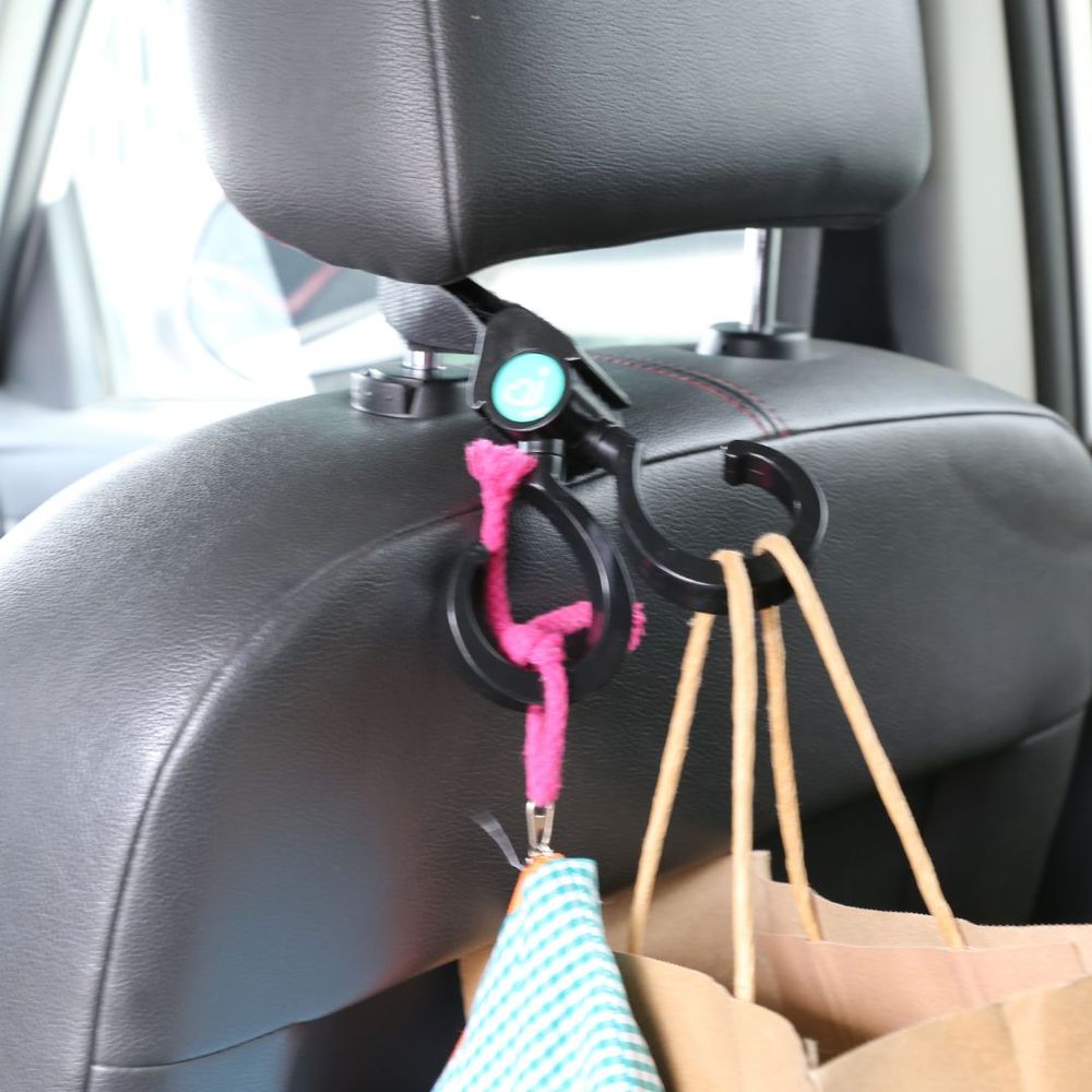 Joybi - 2 In 1 Stroller Hooks - Black - 2 Pcs