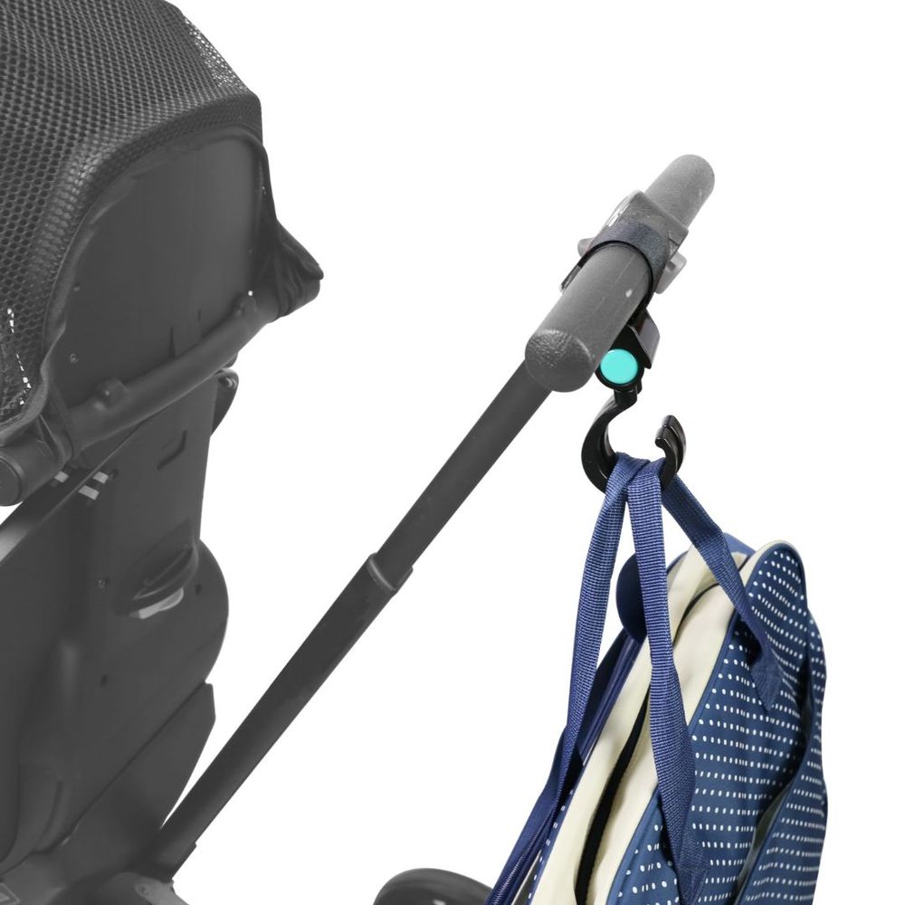 Joybi - 2 In 1 Stroller Hooks - Black - 2 Pcs