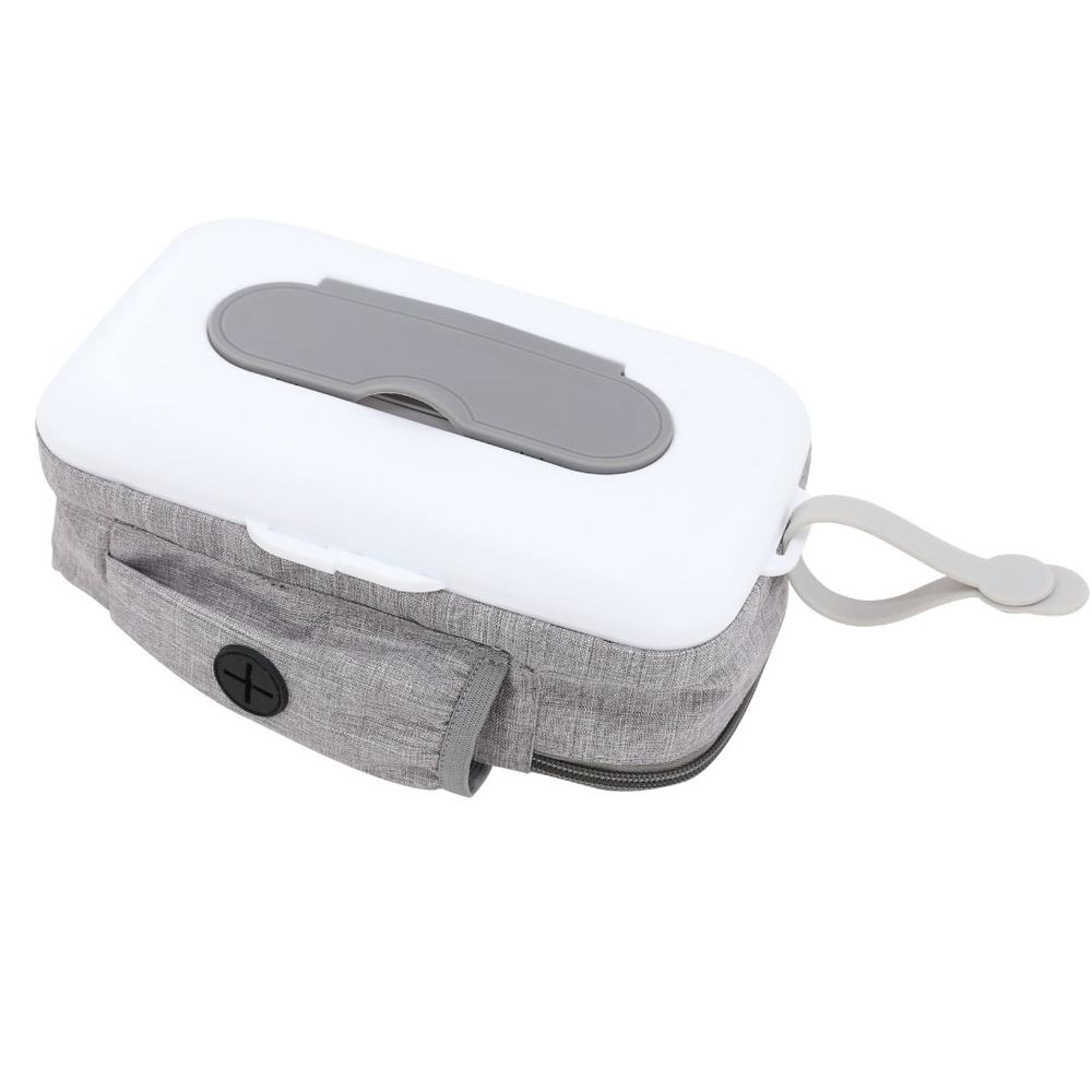 Joybi - Wipes Dispenser With Diaper Bag - Grey