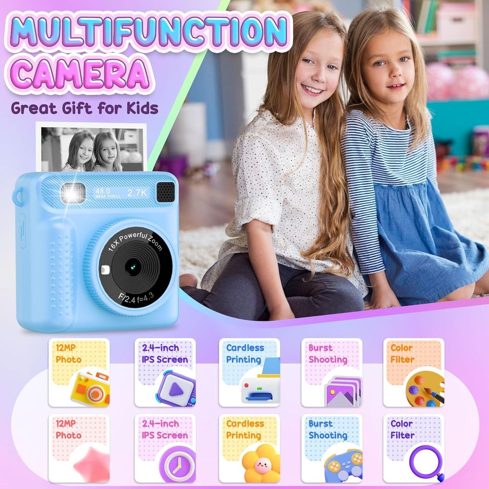 Mumfactory - Camera For Kids Instant Print