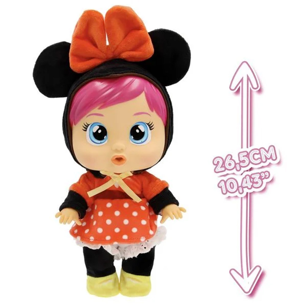Cry Babies - Loving Care Minnie Mouse Playset - 4 Pcs - 10.43-Inch