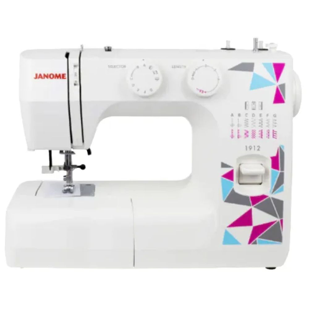 Janome 1912 Sewing Machine - 12 Stitches - White