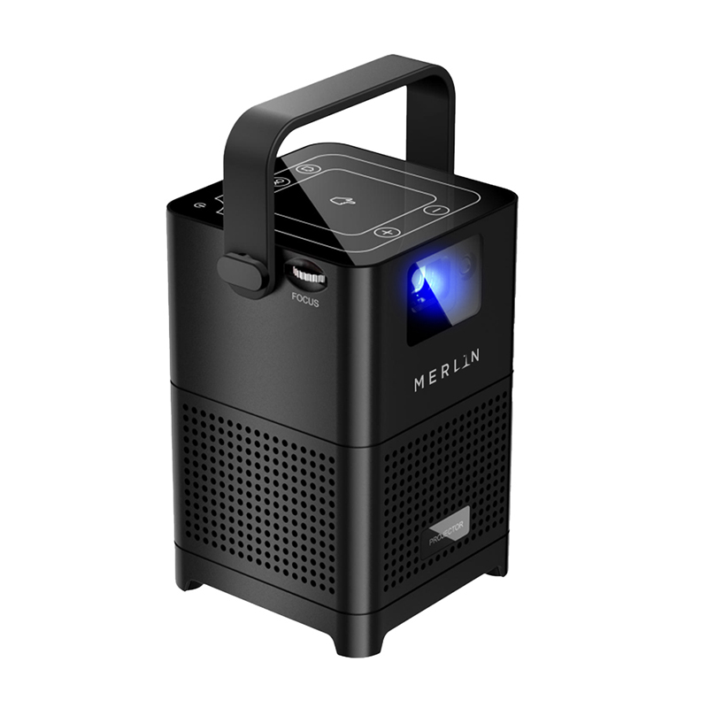 Merlin - Cube Premium Smart Projector - Black