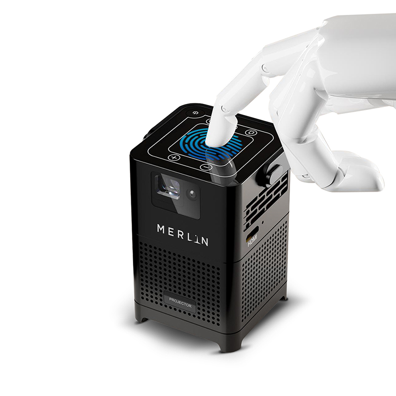 Merlin - Cube Premium Smart Projector - Black
