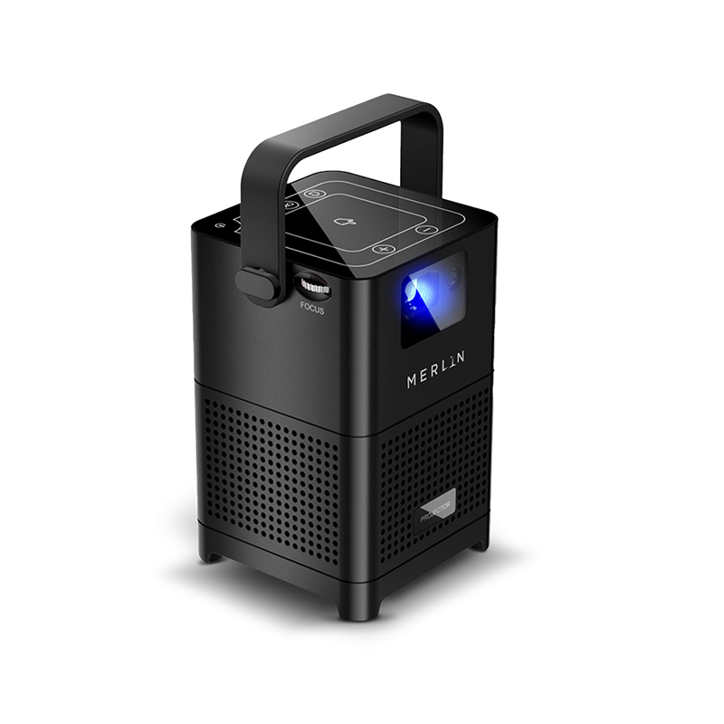 Merlin - Cube Premium Smart Projector - Black
