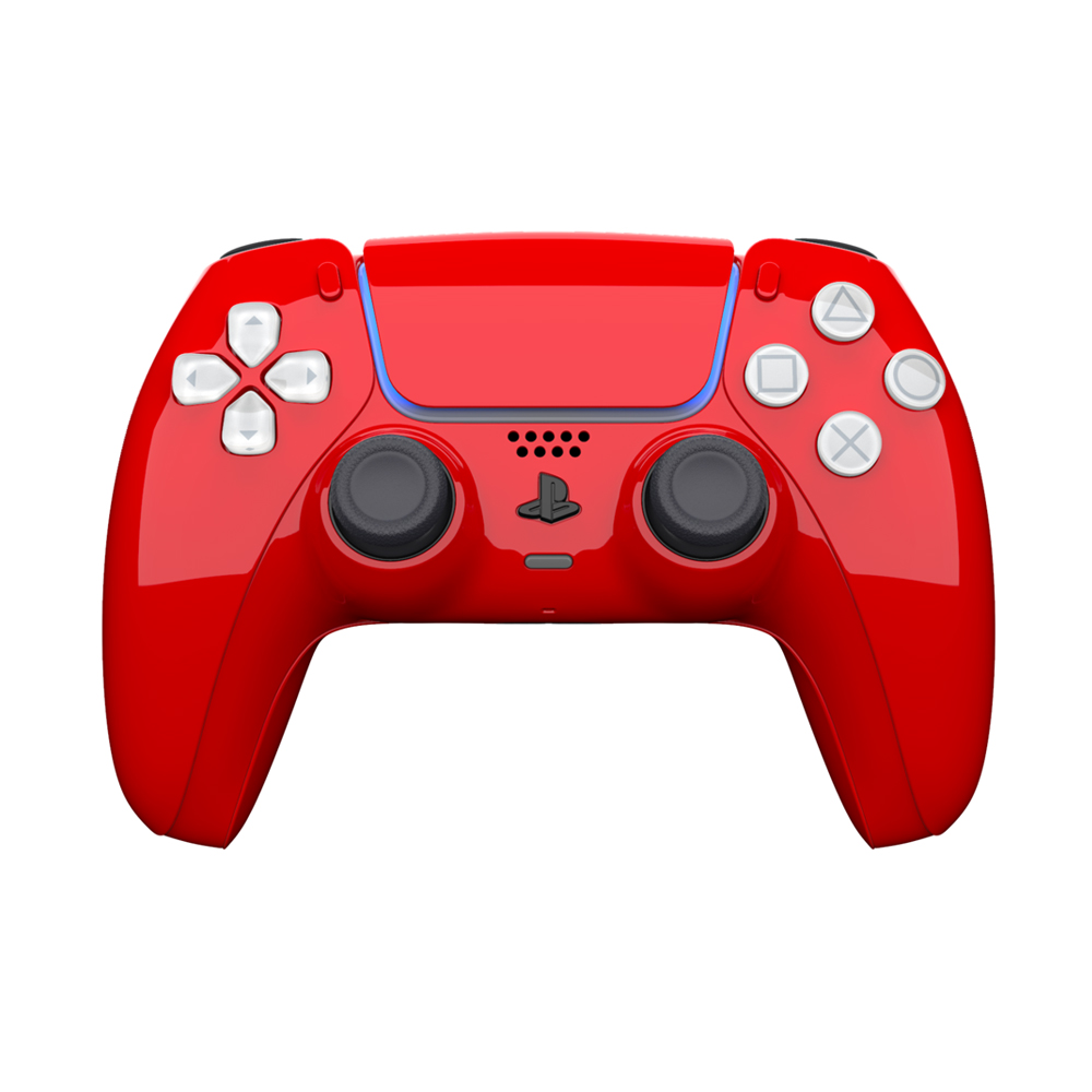ميرلين - وحدة تحكم لاسلكية كرافت دوال سينس لجهاز بلايستيشن 5 - الإصدار الأحمر