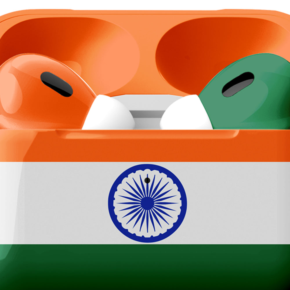 Merlin - Craft Customized Apple Airpods Pro 3 - India Flag