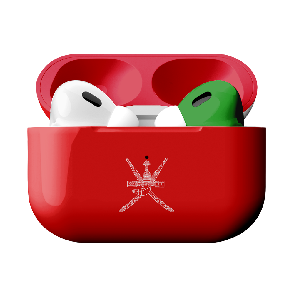 Merlin - Craft Customized Apple Airpods Pro 3 - Oman Flag