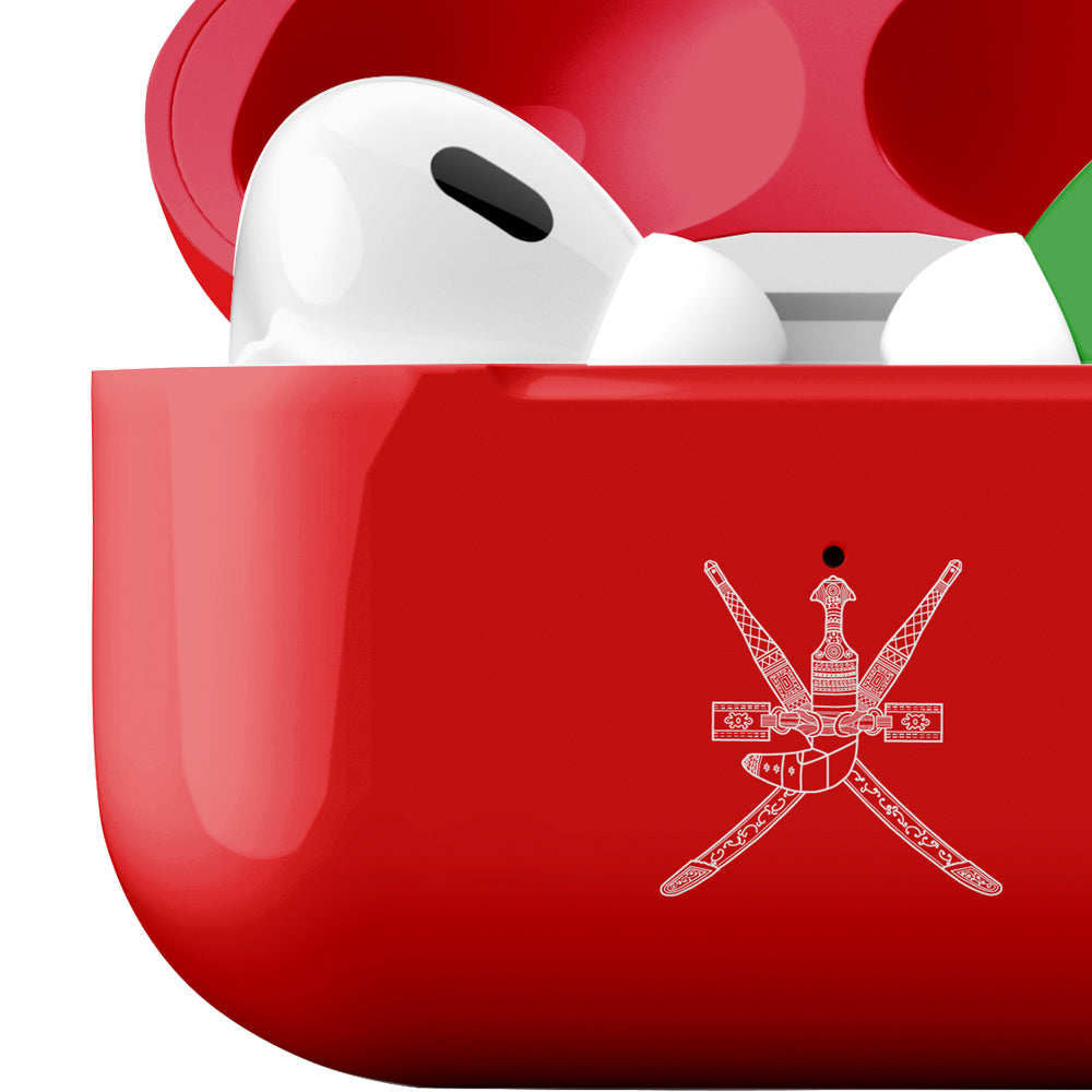 Merlin - Craft Customized Apple Airpods Pro 3 - Oman Flag