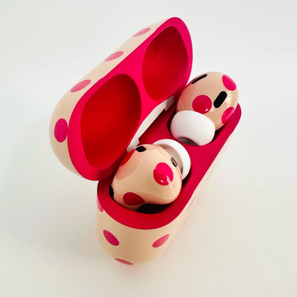 Merlin - Craft Customized Apple Airpods Pro 3 - Pink Polka