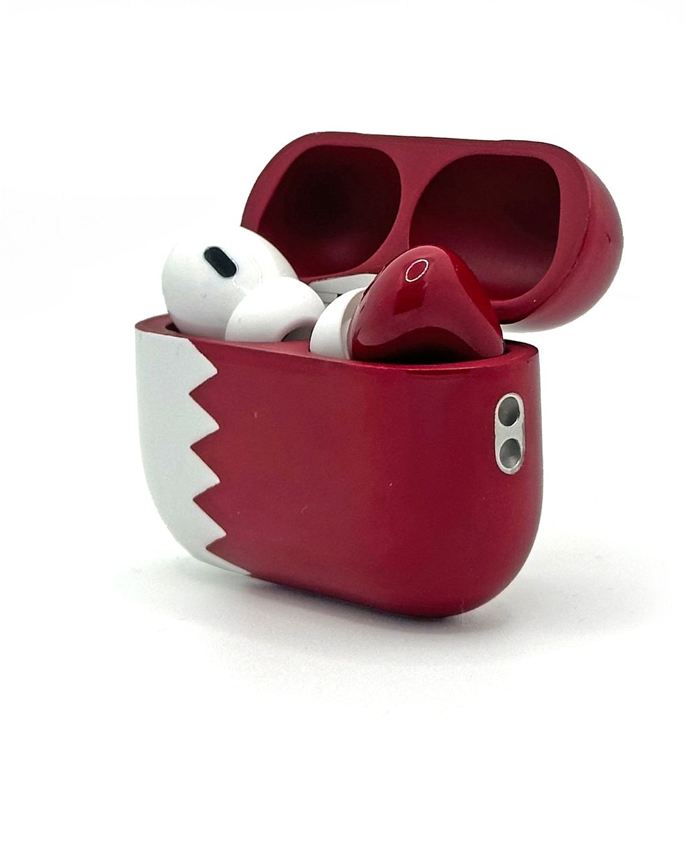 Merlin - Craft Customized Apple Airpods Pro 3 - Qatar Flag