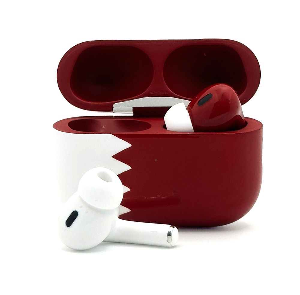 Merlin - Craft Customized Apple Airpods Pro 3 - Qatar Flag