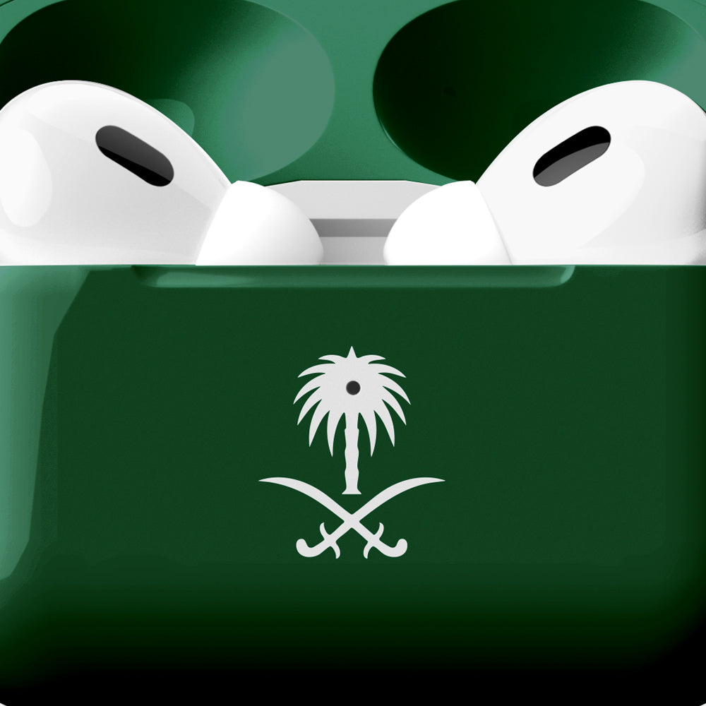 Merlin - Craft Customized Apple Airpods Pro 3 - Saudi Flag