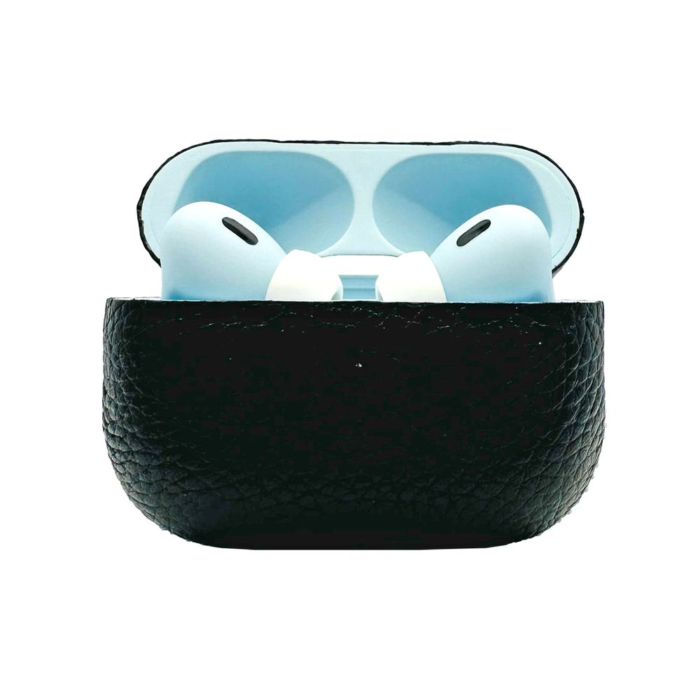 Merlin - Craft Customized Apple Airpods Pro 3 - Leather Calf Black/Blue