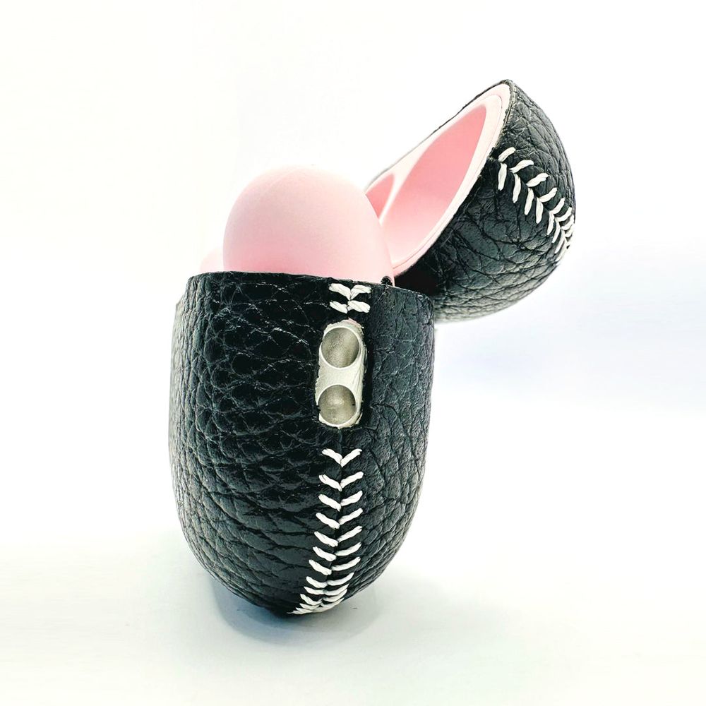 Merlin - Craft Customized Apple Airpods Pro 3 - Leather Calf Black/Pink