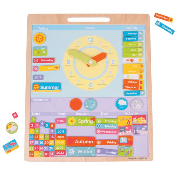 Bigjigs - Magnetic Weather Board - 73 Pcs
