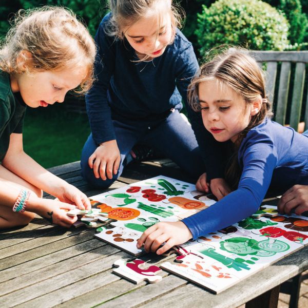 Bigjigs - Vegetables Floor Puzzle - 48 Pcs