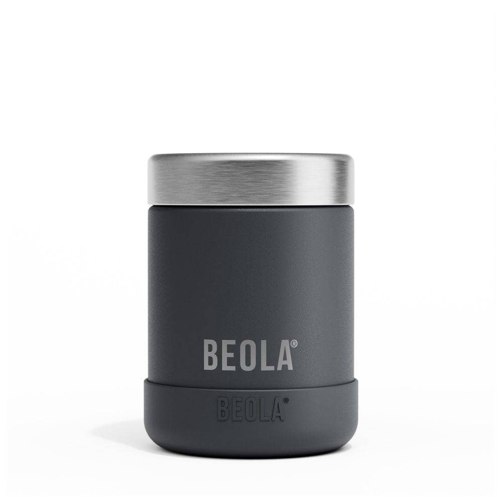 Beola - Insulated Stainless Steel Food Jar Thermos - Lava Grey - 450 ml