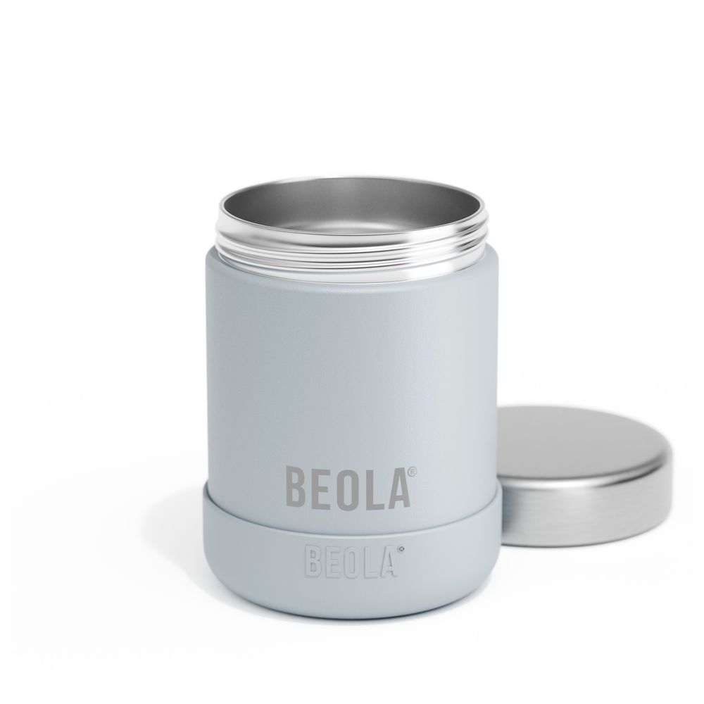 Beola - Insulated Stainless Steel Food Jar Thermos - Blue Ice - 450 ml