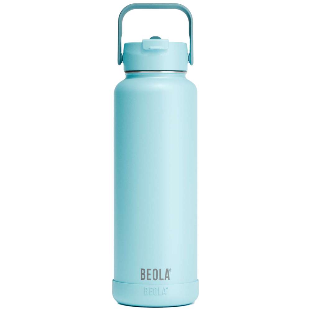 Beola - Vaccum Insulated Water Bottle With 2 Lids - Sage Mist - 1200ml
