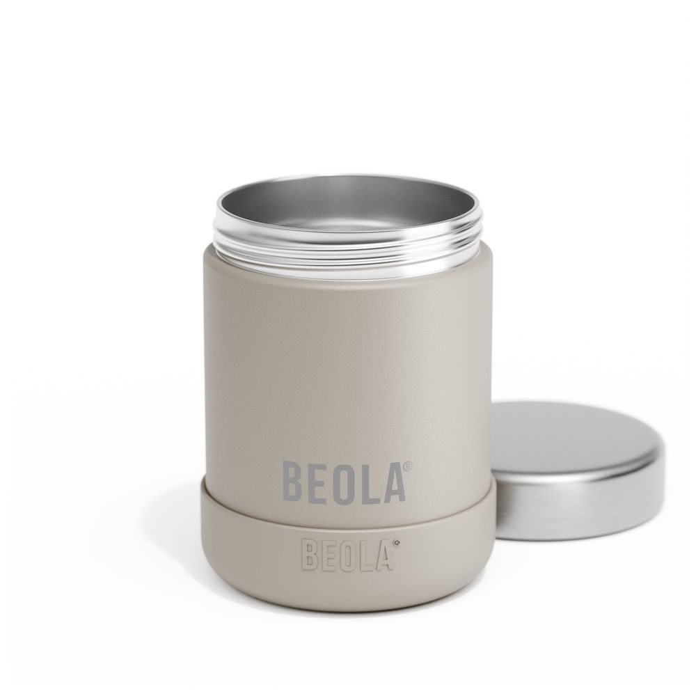 Beola - Insulated Stainless Steel Food Jar Thermos - Sand Dune - 450 ml
