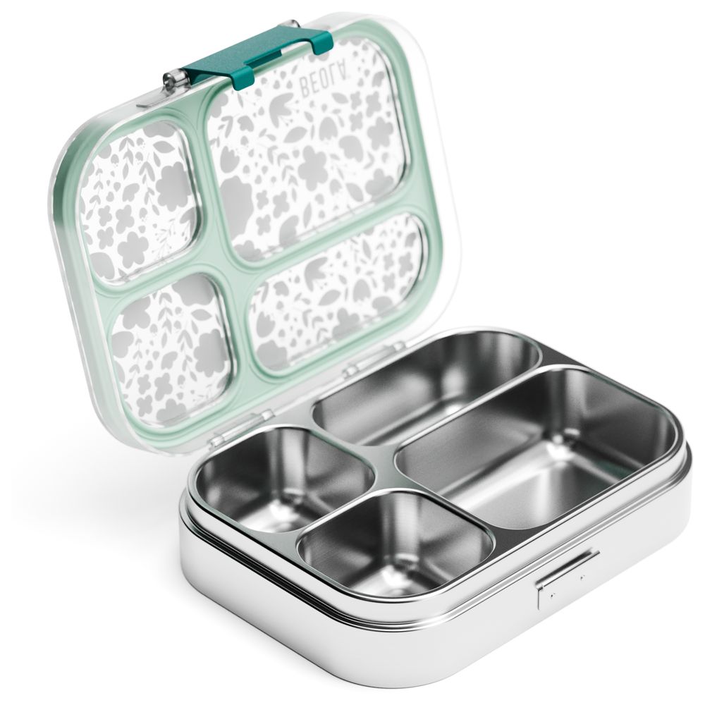 Beola - Stainless Steel 4 Compartment Bento Lunch Box - Ever Blooming