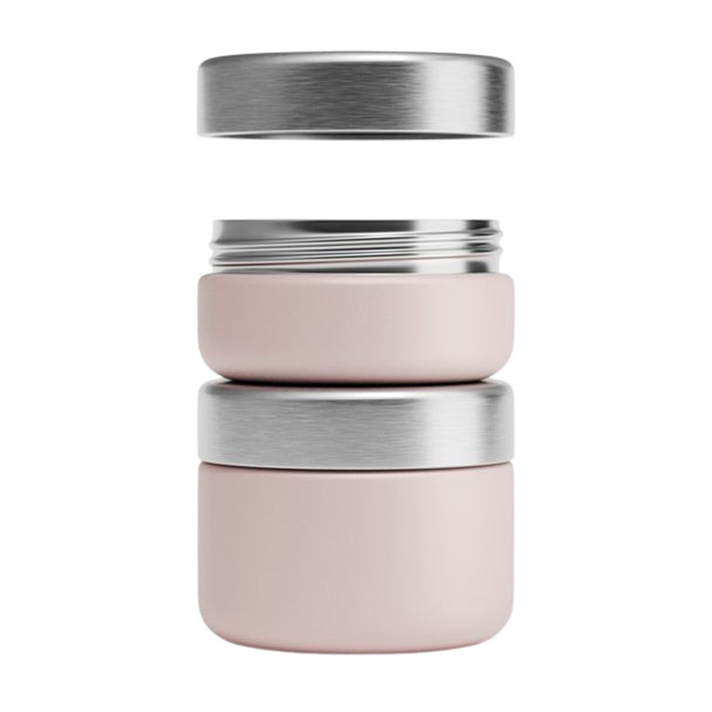 Beola - Stainless Steel Food Jar - 2 Pc Set