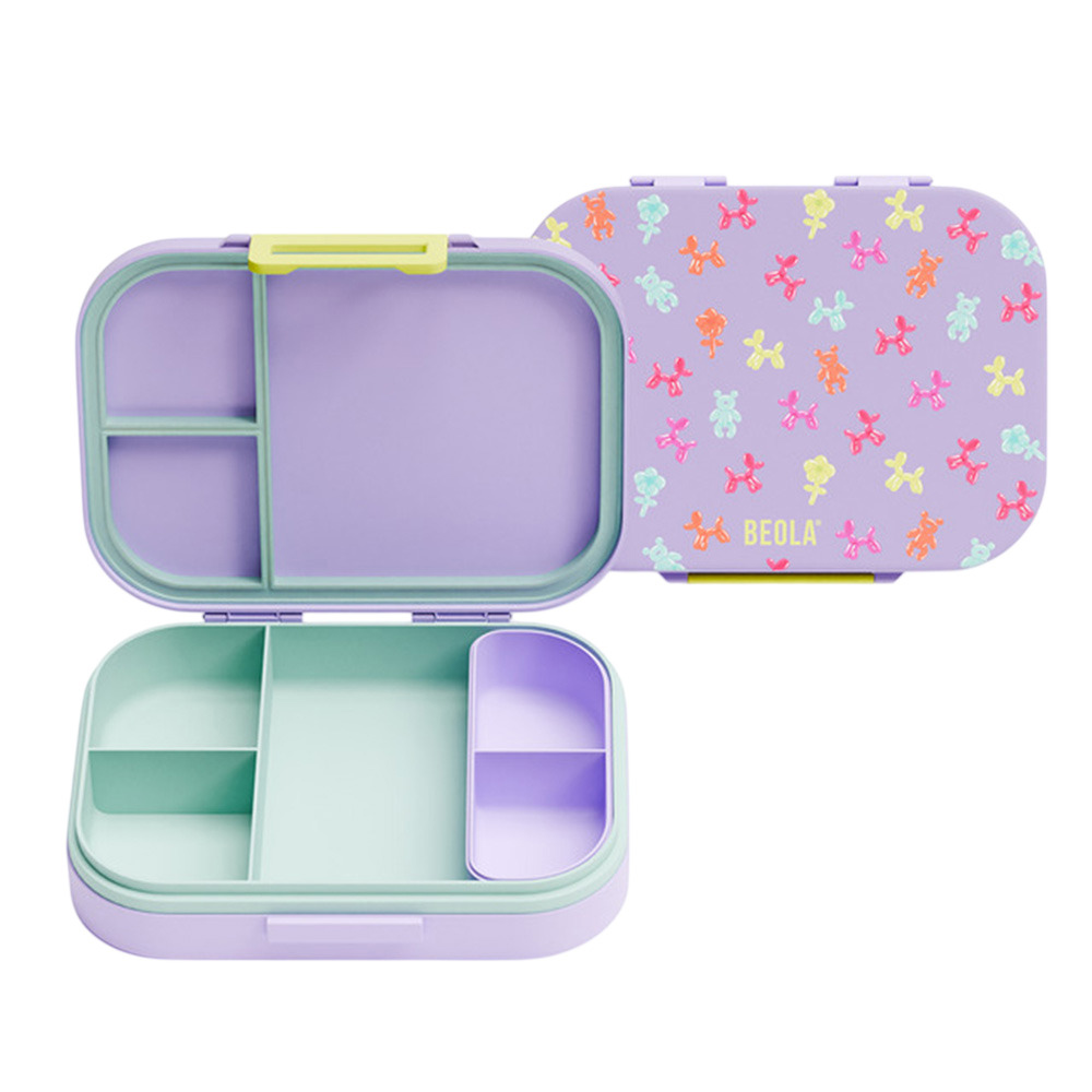 Beola - 5-Compartment Bento Lunch Box - Balloon Party