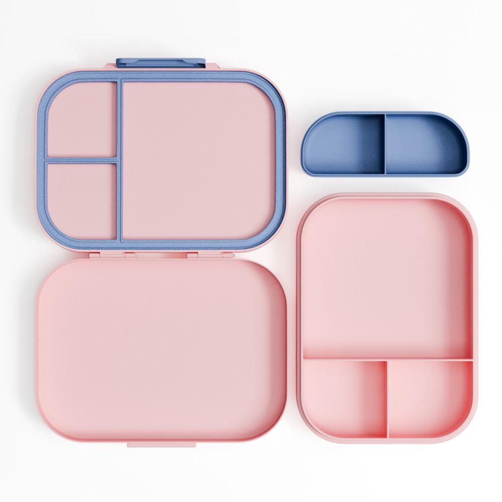 Beola - 5-Compartment Bento Lunch Box - Ballet Hearts