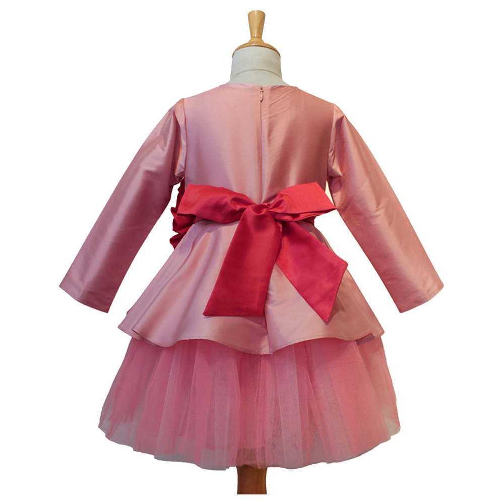 A Little Fable Winsome Flower Dress - Peach