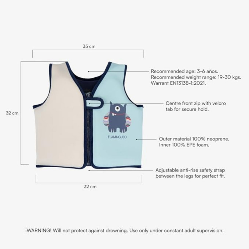 Flamingueo - Kid's Swim Vest