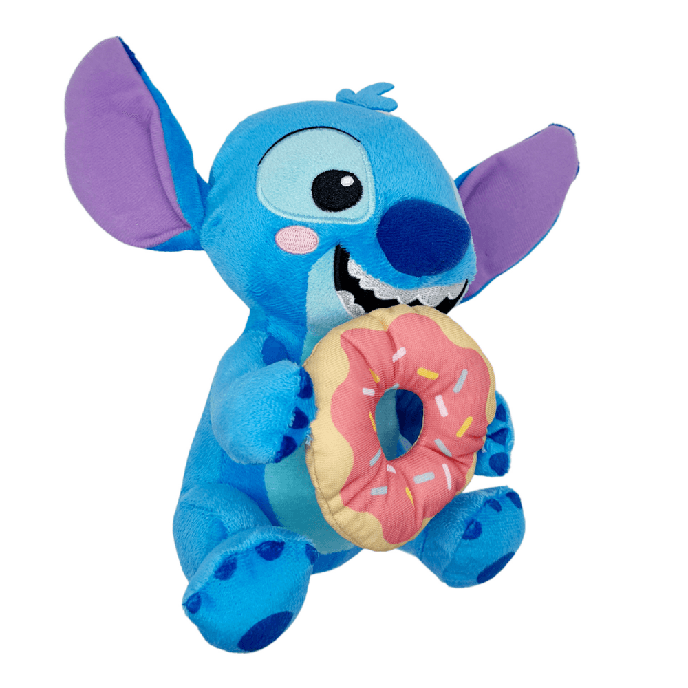 Disney - Stitch With Donut Plush Toy - Blue - 23 cm