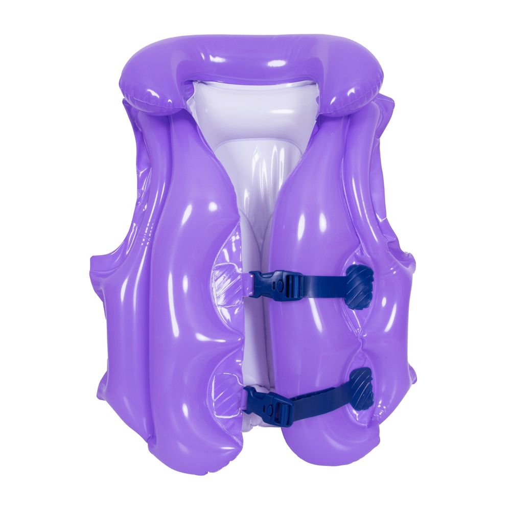 Jilong - Kids Plain Flotation Jacket With Adjustable Safety Strap - Multicolor - Color May Vary - 1 Pc