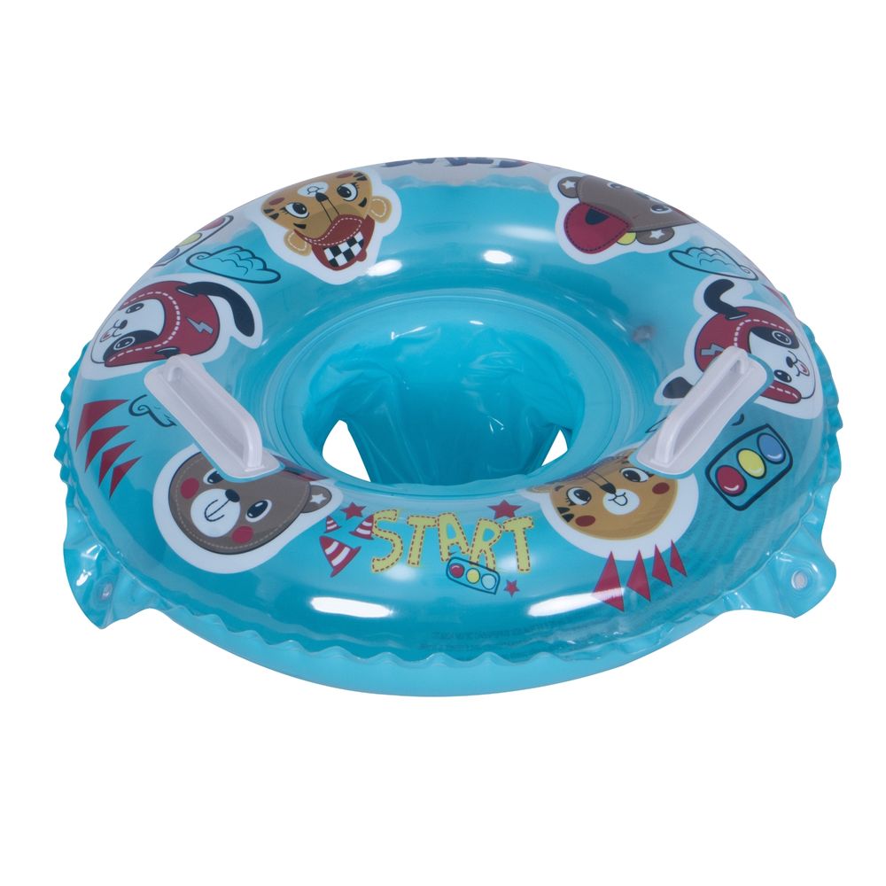 Jilong - Baby Inflatable Pool Float With Handles - Multicolor - Color May Vary - 1 Pc