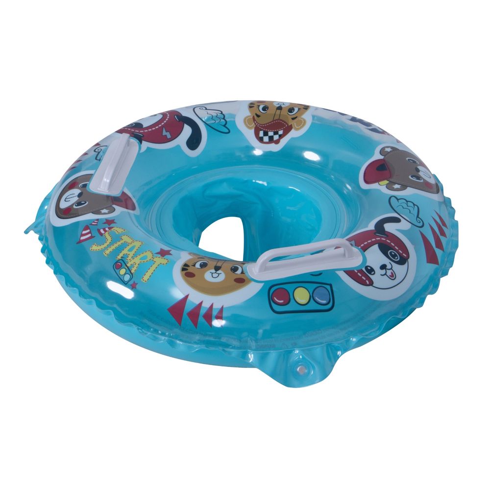 Jilong - Baby Inflatable Pool Float With Handles - Multicolor - Color May Vary - 1 Pc