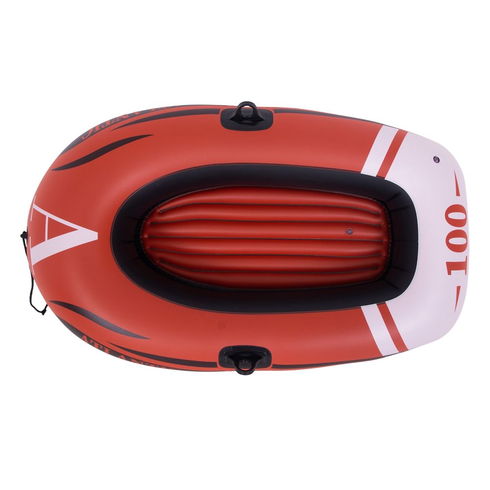 Jilong - Boat Inflatable Ride-On Pool Float And Raft Lounger With Handles - Red