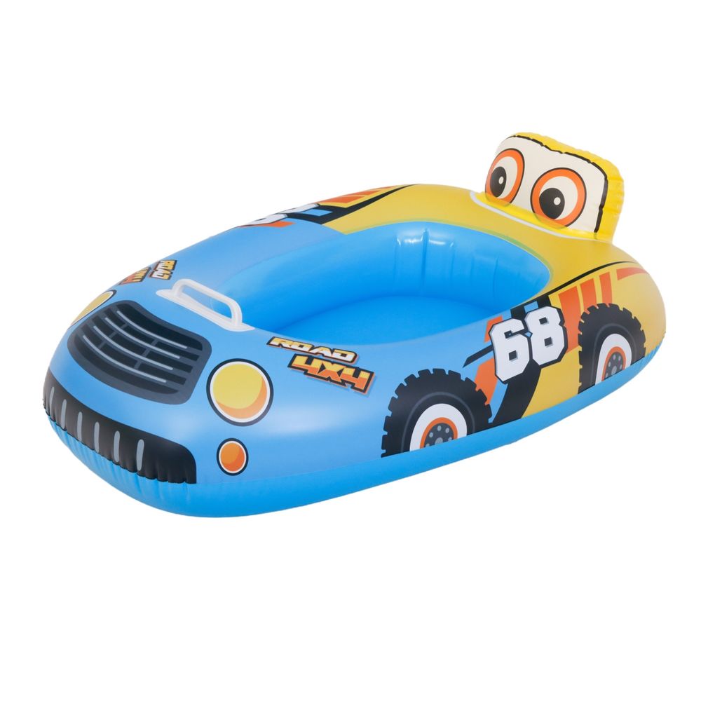 Jilong - Kids Race Car Inflatable Ride-On Float And Raft Lounger - Multicolor
