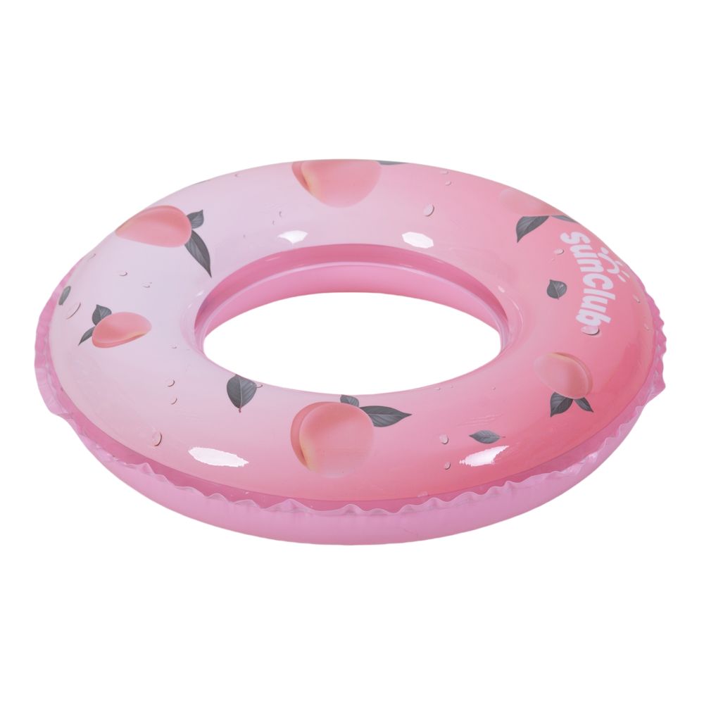 Sunclub - Peach Inflatable Swimming Pool And Beach Float Swim Ring - Pink
