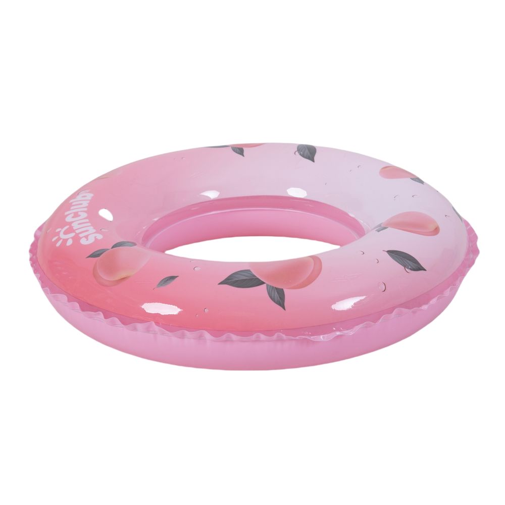 Sunclub - Peach Inflatable Swimming Pool And Beach Float Swim Ring - Pink