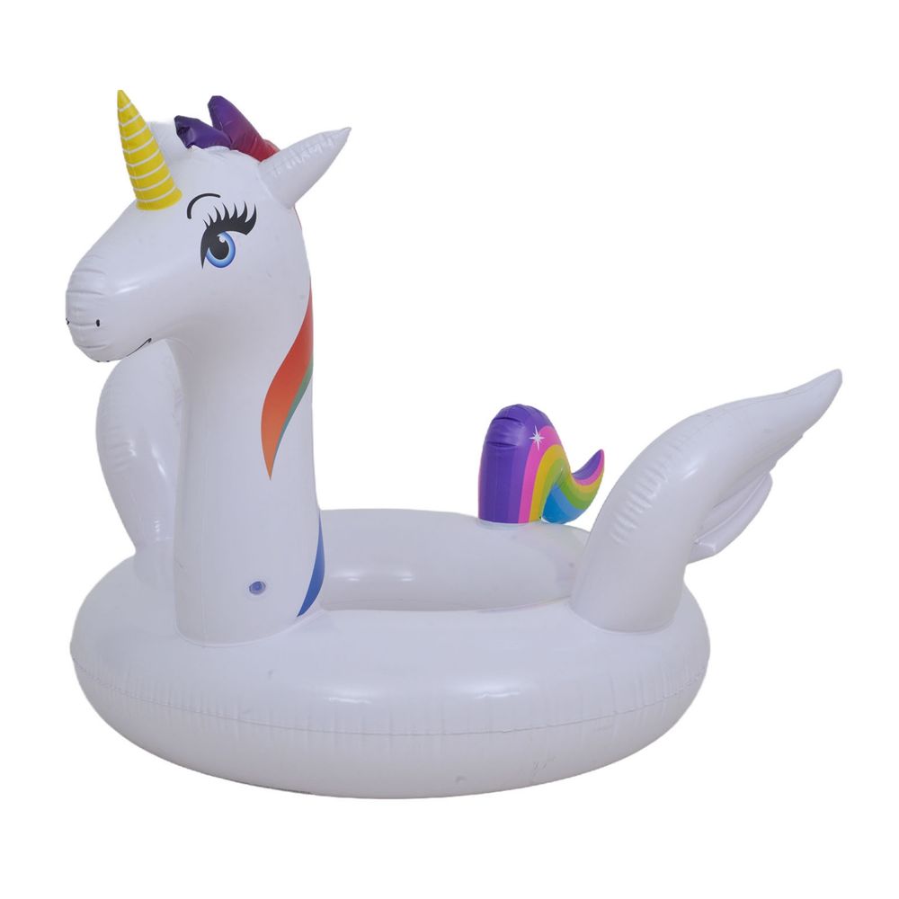 Jilong - Unicorn Inflatable Float Swim Ring - White