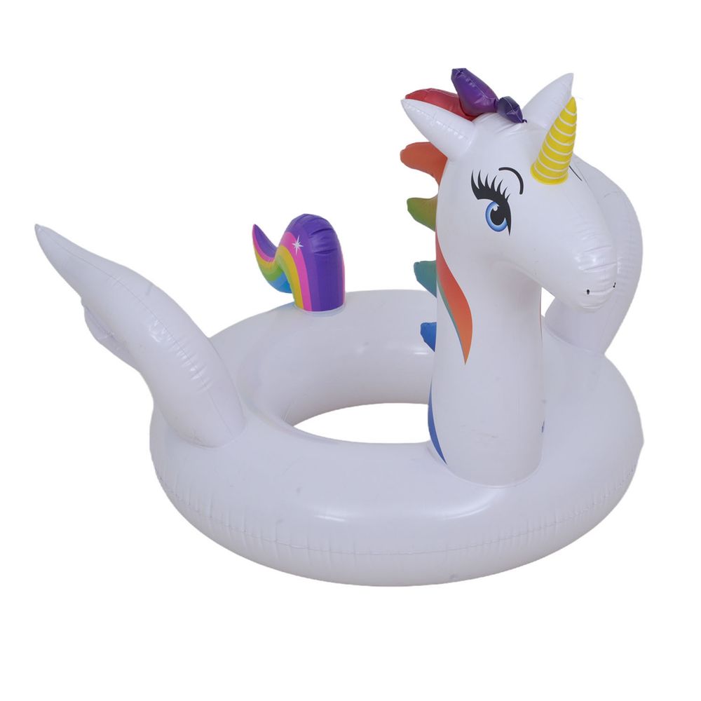 Jilong - Unicorn Inflatable Float Swim Ring - White