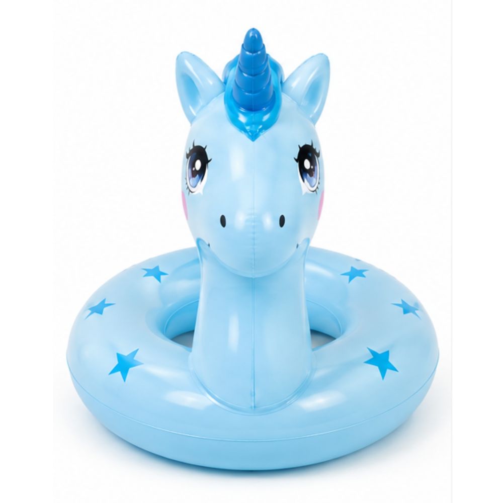 Jilong - Unicorn Float Swim Ring - Multicolor - Color May Vary - 1 Pc