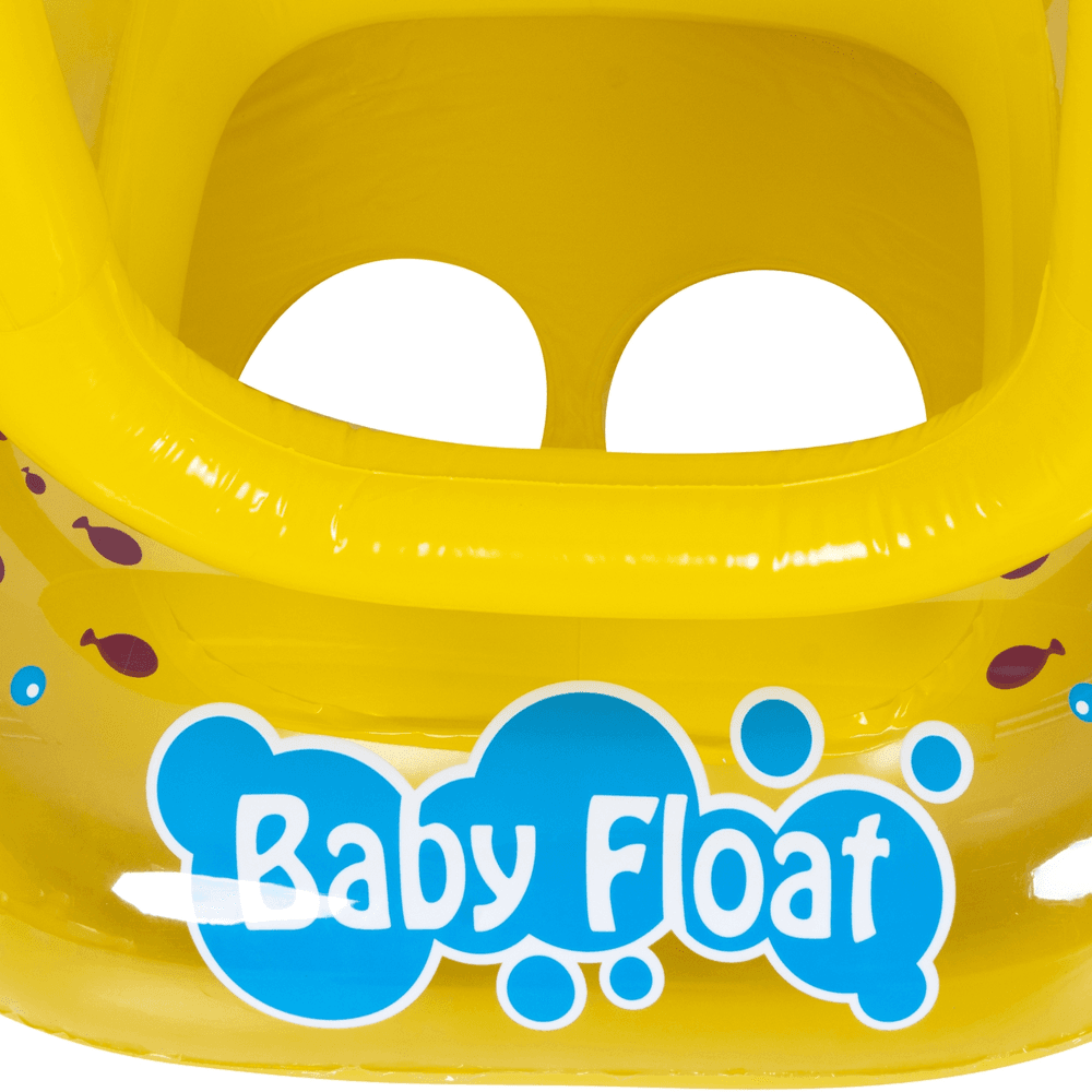 Sunclub - Baby Pool Float With Canopy - Yellow