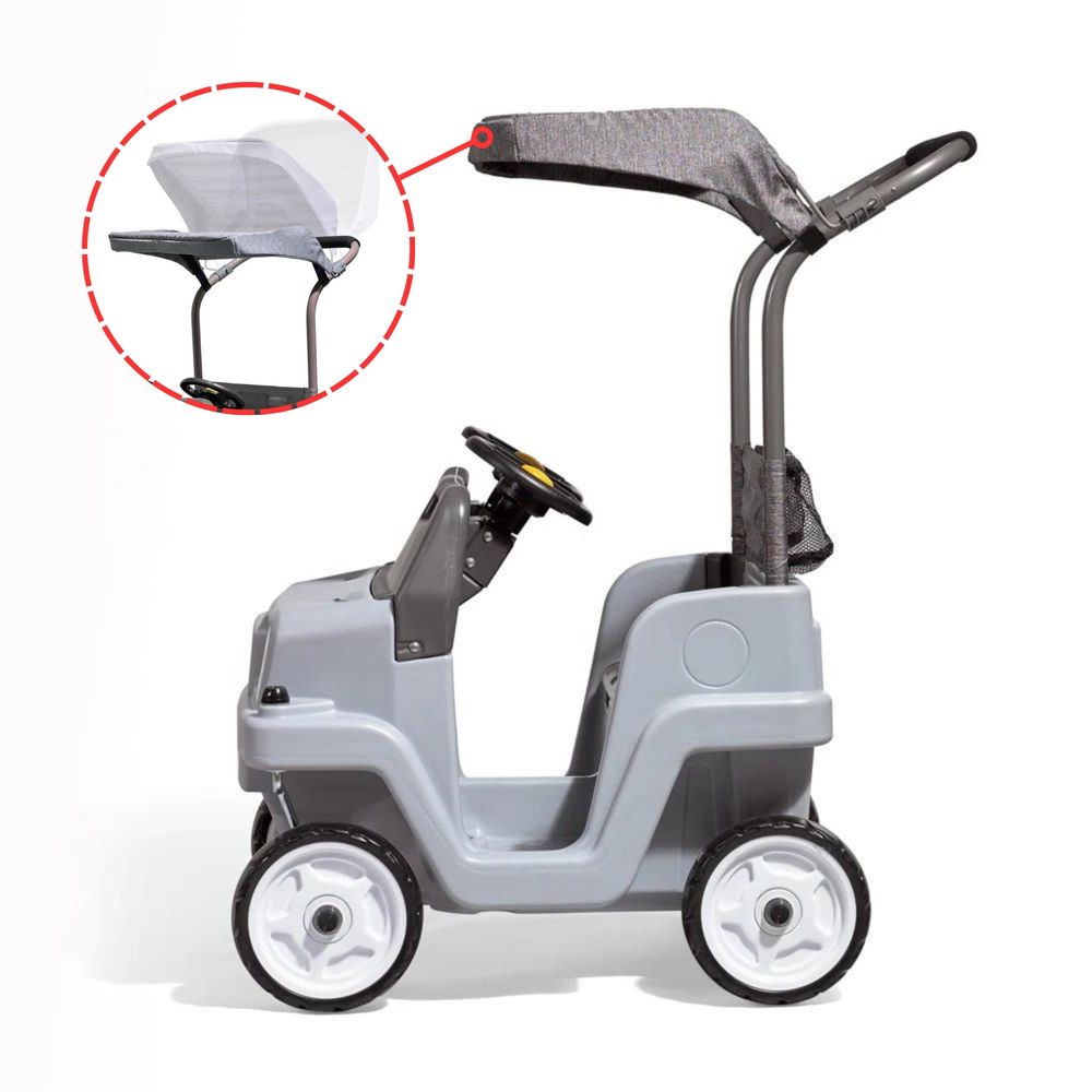 Step2 - Side-By-Side SUV Dual Seater Push Car - Grey